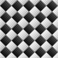 Black and white geometrical star pattern background - abstract monochrome vector graphic from curved stars