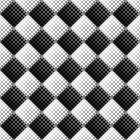 Black and white geometrical star pattern background - abstract monochrome vector graphic from curved stars