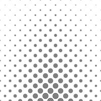 Black and white circle pattern design - vector background