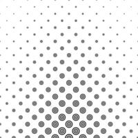 Black and white circle pattern design - vector background