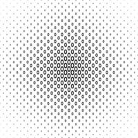 Abstract monochrome geometric ellipse ring pattern background design vector