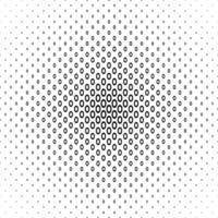 Abstract monochrome geometric ellipse ring pattern background design vector