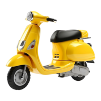 ai gegenereerd twee wiel scooter Aan transparant achtergrond - ai gegenereerd png