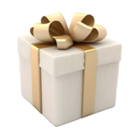 AI generated 3D Rendering of a Gift Box on Transparent Background - Ai Generated png