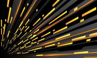 Abstract gold light curve luxury on black design modern creative background vector