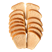 AI generated Bread on Transparent background - Ai Generated png