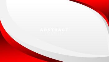 Red curve on a white background vector