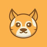 vector logo of an adorable animal with a modern and minimalistic design