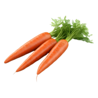 AI generated Orange Carrots on Transparent background - Ai Generated png