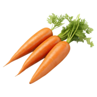 AI generated Orange Carrots on Transparent background - Ai Generated png