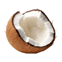 AI generated Coconut on Transparent background - Ai Generated png