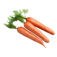 AI generated Orange Carrots on Transparent background - Ai Generated png