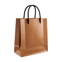 AI generated 3D Rendering of a Shopping Bag on Transparent Background - Ai Generated png