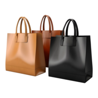 AI generated 3D Rendering of a Shopping Bag on Transparent Background - Ai Generated png