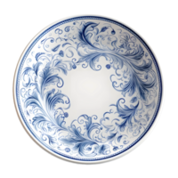 AI generated Dish Plate on Transparent background - Ai Generated png