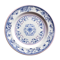 AI generated Dish Plate on Transparent background - Ai Generated png