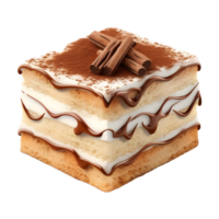 AI generated Soft Cake on Transparent background - Ai Generated png