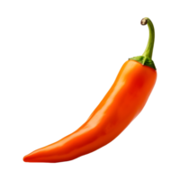 AI generated Red Pepper or Chili on Transparent background - Ai Generated png