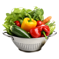 AI generated Basket of Mix Vegetable on Transparent background - Ai Generated png