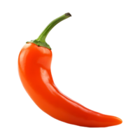 AI generated Red Pepper or Chili on Transparent background - Ai Generated png