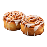AI generated Cinnamon Roll on Transparent background - Ai Generated png