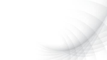 Abstract  white and gray color, modern design stripes background with round shape. Vector illustration.
