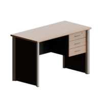 Staff Desk 3D Render Design Element png