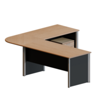 Director Desk 3D Render Design Element png