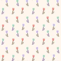 tulip seamless parttern. Pattern for textiles, wrapping paper, wallpapers, backgrounds vector