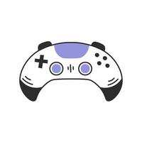 Video game console doodle illustration vector