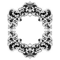 Luxury Frame Ornament Wedding Decoration Border vector