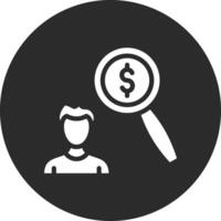 Search Investor Vector Icon