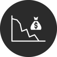 Income Loss Vector Icon