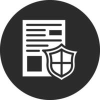 Secure Document Vector Icon Vector Icon