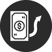 icono de vector de transferencia de dinero