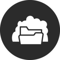 Cloud Folder Vector Icon