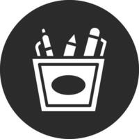 Pen Holder Vector Icon