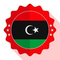 Libya quality emblem, label, sign, button. Vector illustration.