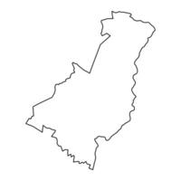 gisborne región mapa, administrativo división de nuevo zelanda vector ilustración.