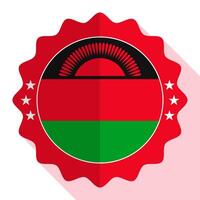 Malawi quality emblem, label, sign, button. Vector illustration.