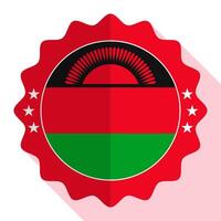 Malawi quality emblem, label, sign, button. Vector illustration.