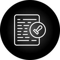 Document Permissions Vector Icon