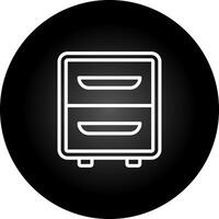 icono de vector de archivador