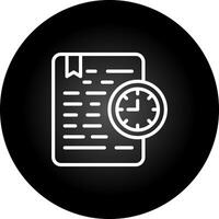 Document Expiration Vector Icon