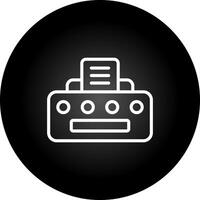 Document Printing Vector Icon