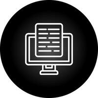 Document Presentation Vector Icon