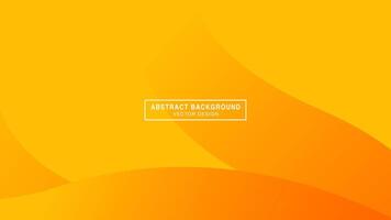 Abstract modern orange and yellow waveoverlapping with smooth background and minimal style design for presentation, banner, cover, web, flyer, card, poster, wallpaper, slide, magazine. Vector EPS10