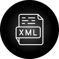 icono de vector xml