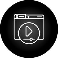 Video Player Vector Icon