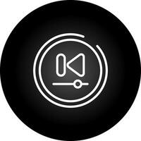 Video Previous Track Butto Vector Icon